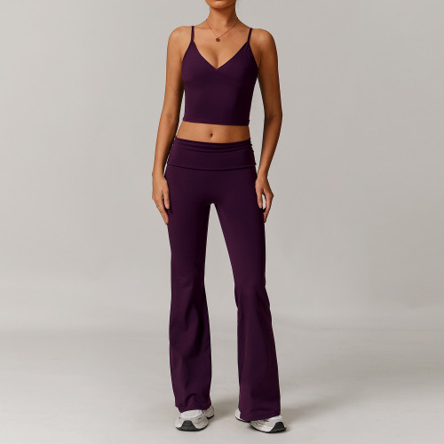 ODM Eco-Conscious Recycled Yoga Set for Women - Chic Casual Fitness Wear for Running & Yoga | Perfect for Wholesale & Sourcing Agents | Model 8998