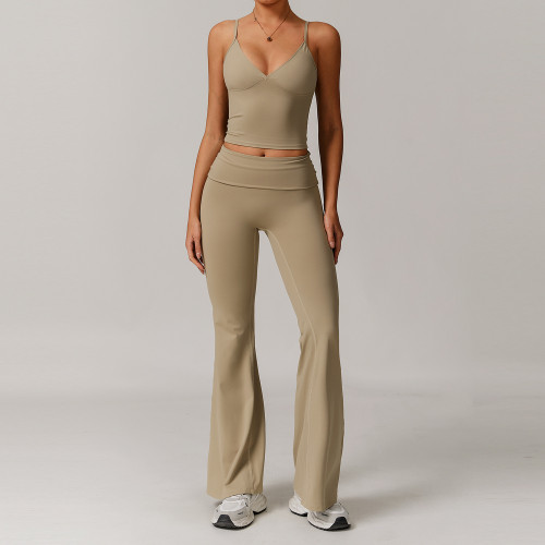 ODM Eco-Conscious Recycled Yoga Set for Women - Chic Casual Fitness Wear for Running & Yoga | Perfect for Wholesale & Sourcing Agents | Model 8998