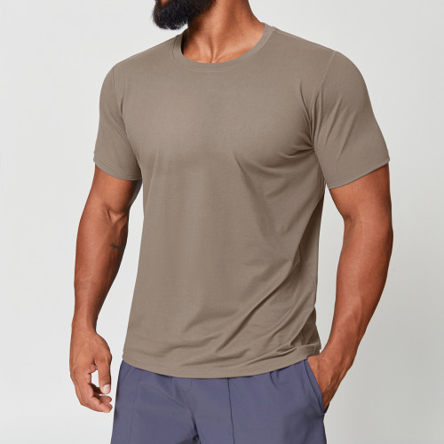 OEM & ODM Men's New Crew Neck Soft Quick Dry Sports T-Shirt 1166 | Wholesale Casual Short Sleeve for Commute, Hiking, Basketball & Tennis | Perfect for Sourcing Agents in Activewear & Sportswear
