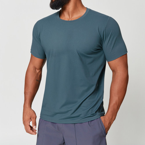 OEM & ODM Men's New Crew Neck Soft Quick Dry Sports T-Shirt 1166 | Wholesale Casual Short Sleeve for Commute, Hiking, Basketball & Tennis | Perfect for Sourcing Agents in Activewear & Sportswear
