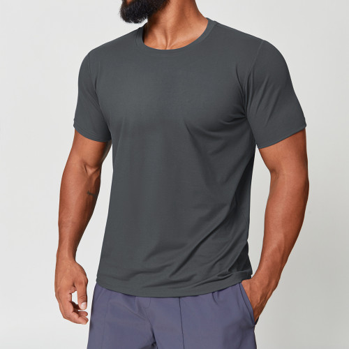 OEM & ODM Men's New Crew Neck Soft Quick Dry Sports T-Shirt 1166 | Wholesale Casual Short Sleeve for Commute, Hiking, Basketball & Tennis | Perfect for Sourcing Agents in Activewear & Sportswear
