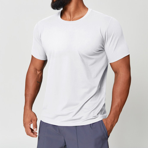 OEM & ODM Men's New Crew Neck Soft Quick Dry Sports T-Shirt 1166 | Wholesale Casual Short Sleeve for Commute, Hiking, Basketball & Tennis | Perfect for Sourcing Agents in Activewear & Sportswear