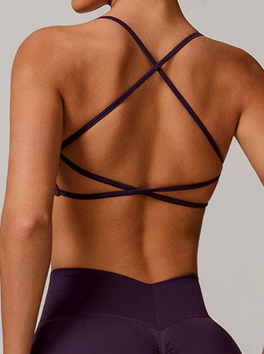 Customized Push up sports bra top supplier