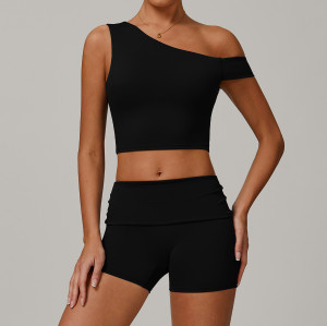 Cross-Border Eco-Friendly Recycled Yoga Set, Quick-Dry Breathable Yoga Wear for Women, Running Sports Fitness Outfit 9207