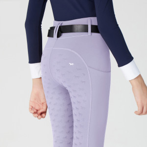 OEM & ODM Kids Full Seat Silicone Riding Breeches - Non-Slip, Wear-Resistant, High Waist Competition Pants with Pockets for Equestrian Wear