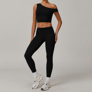 Eco-Friendly Women's Recycled Yoga Set - Breathable & Quick-Dry Fabric, Ideal for OEM/ODM Orders. Wholesale Opportunities for Activewear and Sportswear Brands!