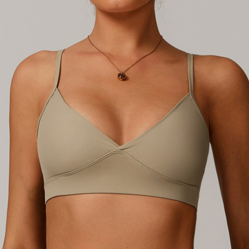 OEM & ODM 8998 Recycled Backless Yoga Sports Bra - Eco-Friendly Workout Top for Wholesale, Sourcing Agents & Fashion Brands