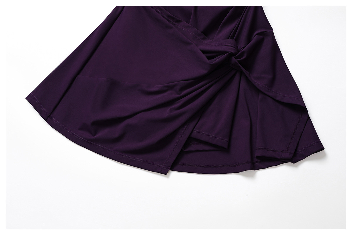 anti-exposure twisted knot skirt