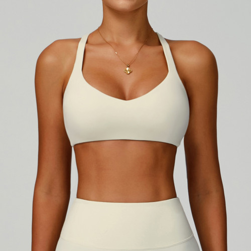 8998 Eco-Conscious Recycled Sports Bra | High Support Yoga Bra for Women with Cutout Back Design | Slim Fit Sports Tank Top | Specializing in OEM, ODM, and Wholesale Solutions for Activewear & Fashion Clothing