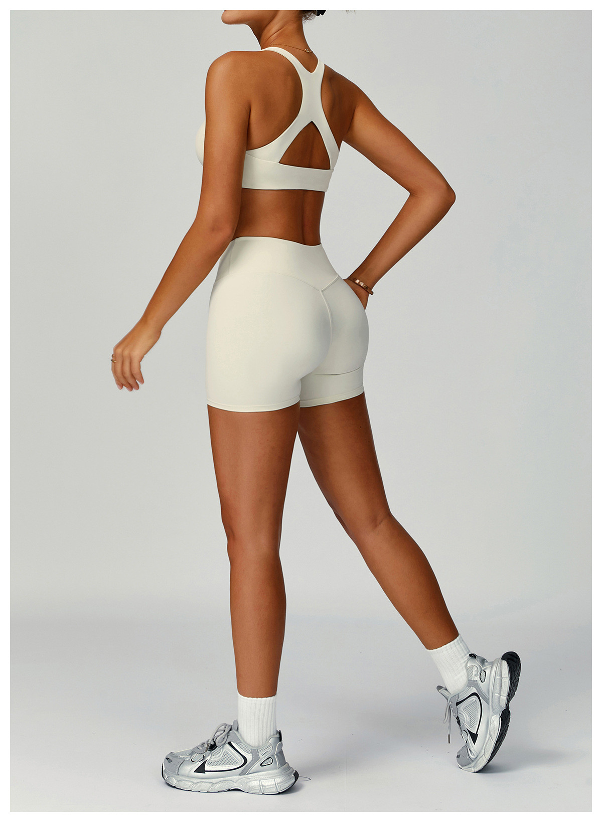 Cutout Back Tank Top Production