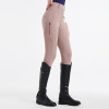 Women's Riding Pants F110 - OEM and ODM Equestrian Tights with Full Silicone Knee Protection | Zipper Pocket & High Waist Tummy Control | Wholesale Sportswear Solutions for North American & European Brand