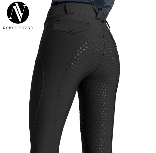 OEM & ODM Women's High Waist Equestrian Pants F125 - Competition Grade Non-Slip, Wear-Resistant Knight Gear Riding Breeches for Wholesale & Sourcing Agents