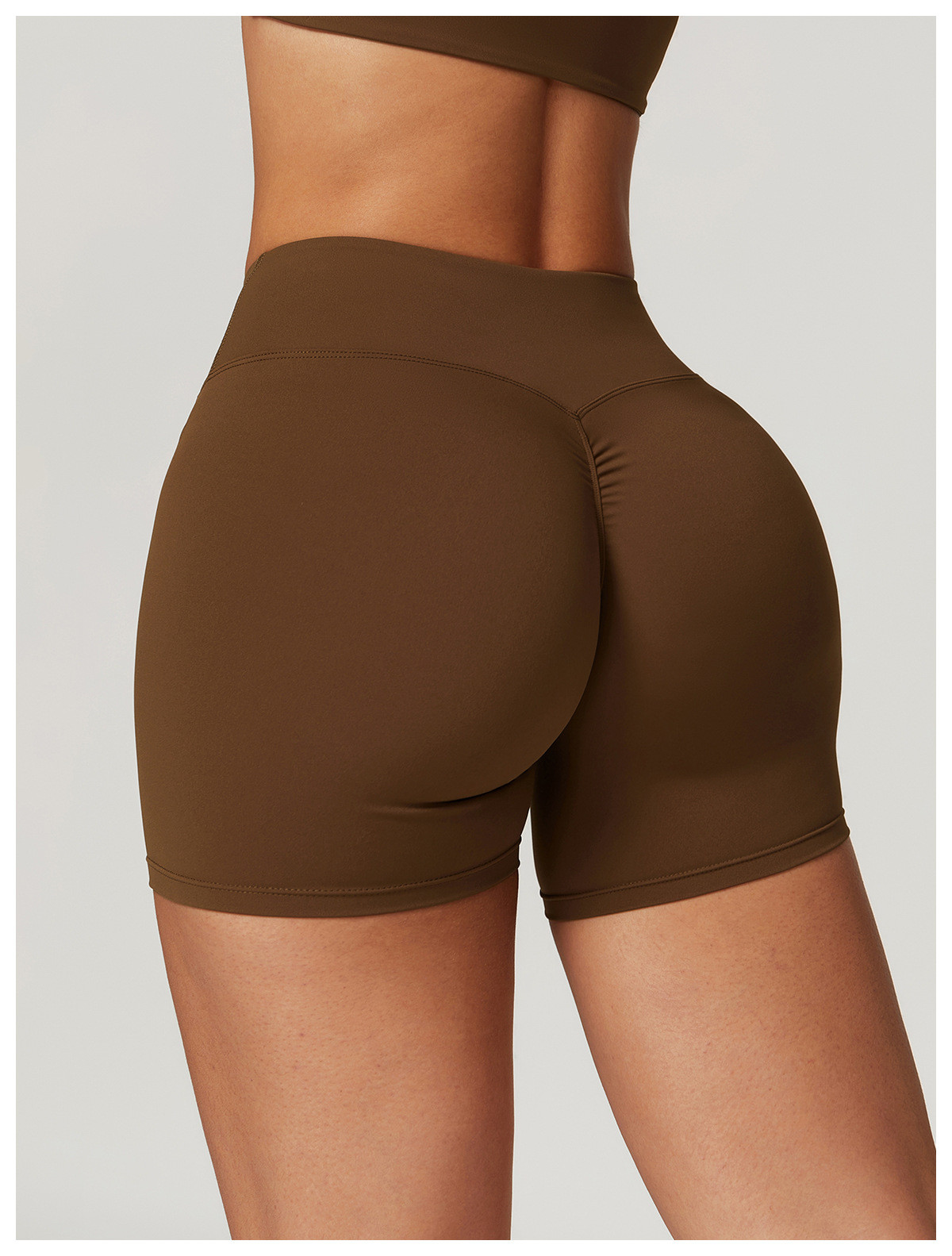 Eco recycled yoga shorts for women