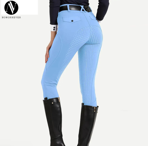 Wholesale Elastic Equestrian Pants - Item No. F126, Outdoor Riding Gear Breeches, Summer Riding Tight Trousers, OEM & ODM Available for Brands and Retailers