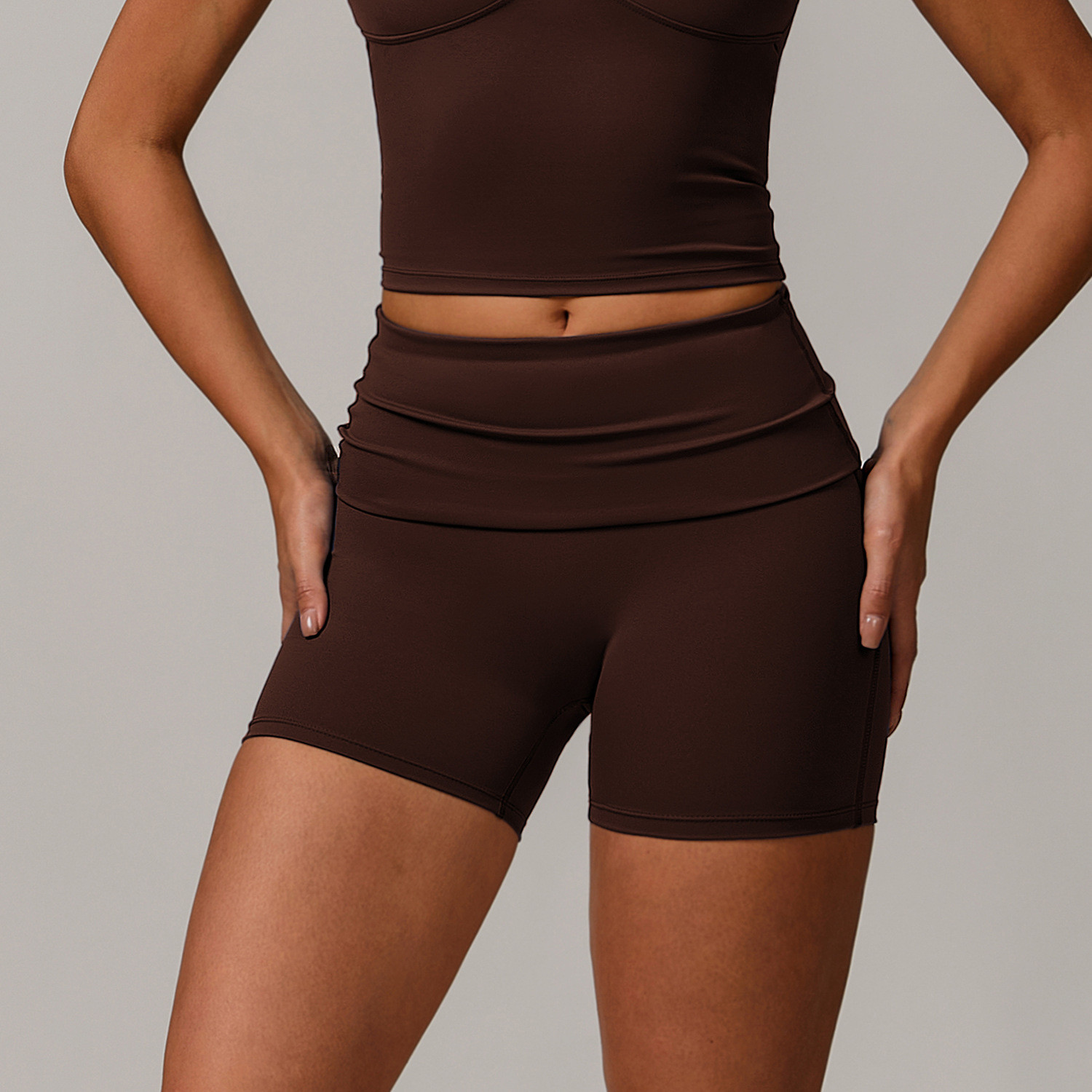 high waist running shorts