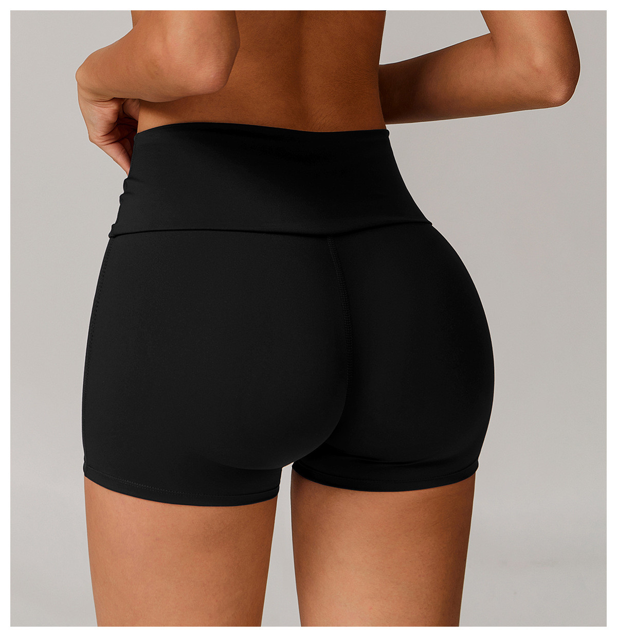 high waist running shorts