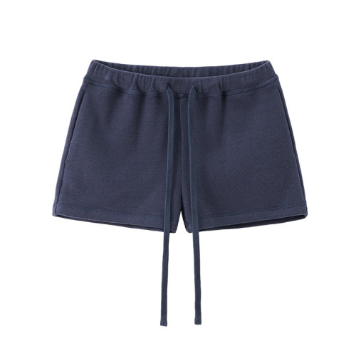 OEM & ODM Drawstring Sports Shorts - Item No. 1708GS25, 25 Spring Summer Solid Color Low Waist Ultra Short Shorts for Women - Perfect for Activewear & Gym Fitness Wear