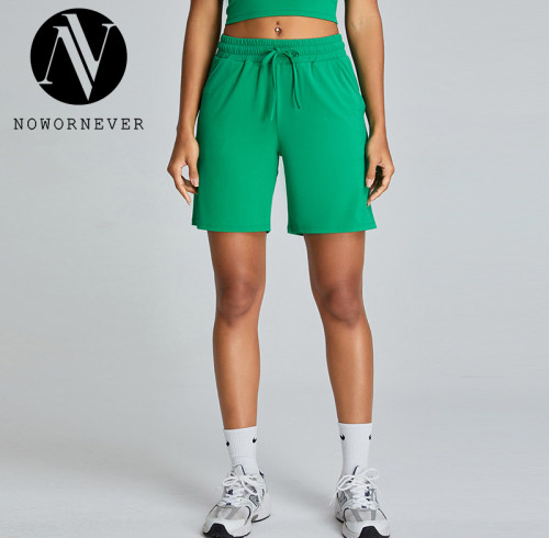 OEM & ODM Manufacturer: Women's New Lightweight Loose Casual Yoga Shorts - TM0176, Drawstring Fitness Pants for Outdoor Running, Breathable Quick-Dry Sportswear, Wholesale Sourcing Agents