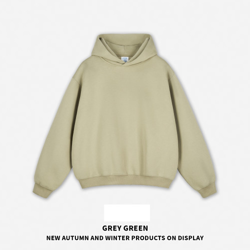 OEM & ODM Boxy Fit Short & Wide Heavyweight 350G Fleece Cleanfit Hoodie for Men - Item No. DY068 | Bulk Wholesale Sportswear & Fashion Clothing | Perfect for Sourcing Agents