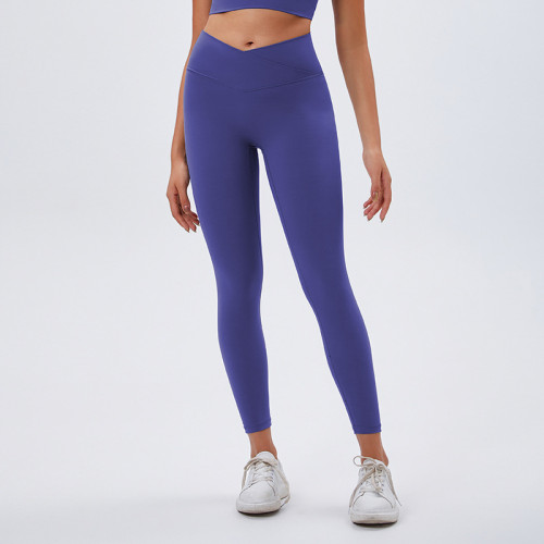 Quick Dry Eco-Friendly Yoga Pants - High Waist Tummy Control V-Waist Slimming Workout Leggings for Running | Available for OEM, ODM, and Wholesale Partnerships