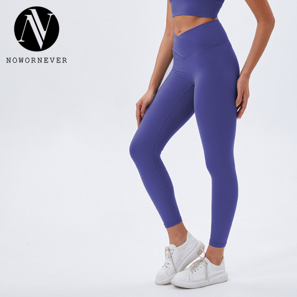 Quick Dry Eco-Friendly Yoga Pants - High Waist Tummy Control V-Waist Slimming Workout Leggings for Running | Available for OEM, ODM, and Wholesale Partnerships