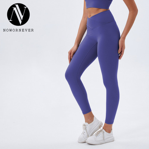 Quick Dry Eco-Friendly Yoga Pants - High Waist Tummy Control V-Waist Slimming Workout Leggings for Running | Available for OEM, ODM, and Wholesale Partnerships