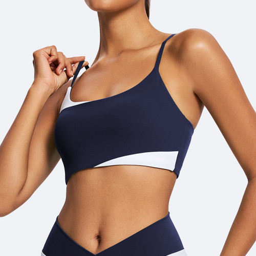 Women's Eco-Friendly Color Block Yoga Fitness Set - Recycled Fabric | Wholesale Activewear with OEM & ODM Options for Outdoor Sports Suppliers