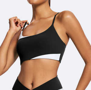 Women's Eco-Friendly Color Block Yoga Fitness Set - Recycled Fabric | Wholesale Activewear with OEM & ODM Options for Outdoor Sports Suppliers