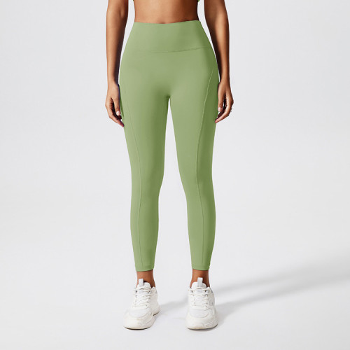 New Cross-border High Waist Peach Hip Yoga Set - Backless Hollow Out Workout Outfit for Running & Outdoor Sports | OEM, ODM & Wholesale Solutions for Activewear