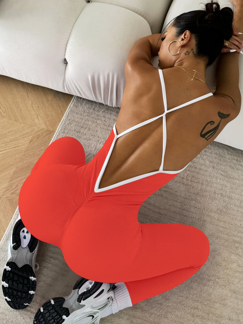 Customizable Women's Solid Color Slim Fit Bodysuit - OEM & ODM One Piece Shorts for Yoga, Running & Fitness | Wholesale Activewear Solutions for Bulk Buyers