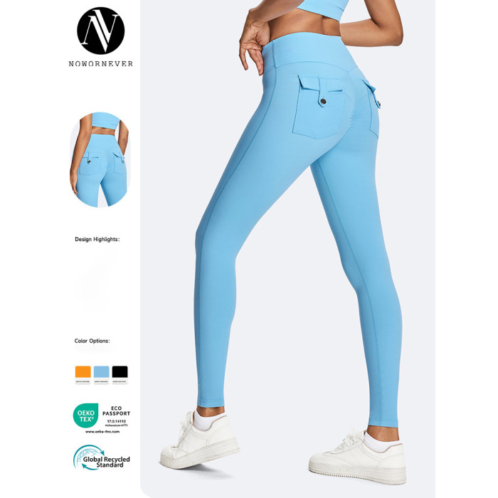 Eco-Friendly Women's High Waist Yoga Pants - Butt Lifting, Tummy Control Leggings for Running | OEM, ODM Services & Wholesale Options for Businesses