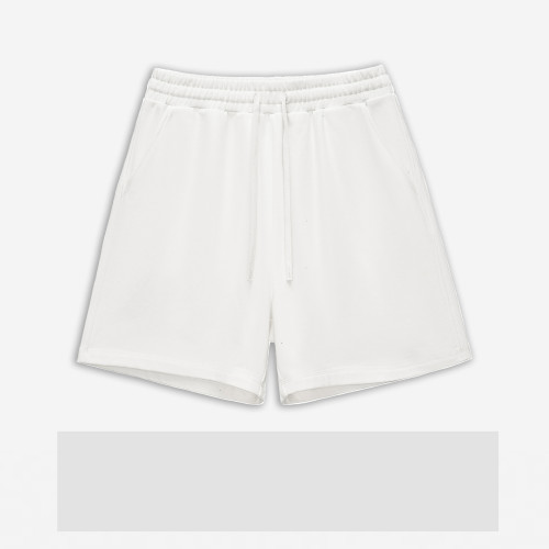 RS Men's Wear | OEM & ODM Heavyweight 350G Spray Monkey Shorts - DK8602 American Drawstring Pants for Bulk Orders & Sourcing Agents