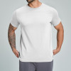 Eco-Friendly Men's Organic Cotton Short Sleeve Sports Tee - Skin-Friendly & Breathable Design for Fitness, Running & Climbing - Available for OEM, ODM, and Wholesale Opportunities