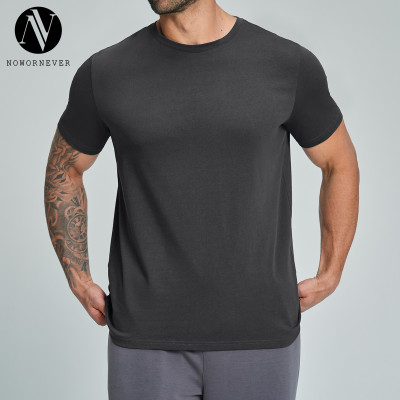 Eco-Friendly Men's Organic Cotton Short Sleeve Sports Tee - Skin-Friendly & Breathable Design for Fitness, Running & Climbing - Available for OEM, ODM, and Wholesale Opportunities