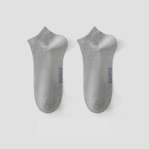 OEM & ODM Men's Summer Pure Cotton Mid-Calf Socks - Antibacterial, Sweat-Absorbent, Deodorant & Breathable | Wholesale Item No. MW1908