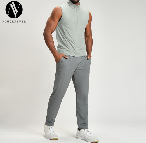 Men's Quick-Dry Eco-Friendly Fitness Tank Top 5085 | Recycled Cotton-Padded Patchwork | OEM & ODM Services for Wholesale & Sourcing Agents | Ideal Activewear Solution for Gym & Casual Wear