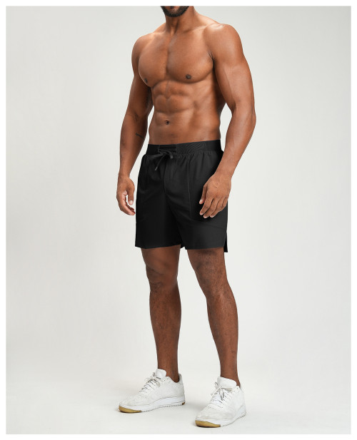 OEM & ODM Men's Eco-Friendly Recycled Quick-Dry Shorts - Skin-Friendly & Breathable for Fitness, Running & Tennis | Wholesale Activewear Solutions