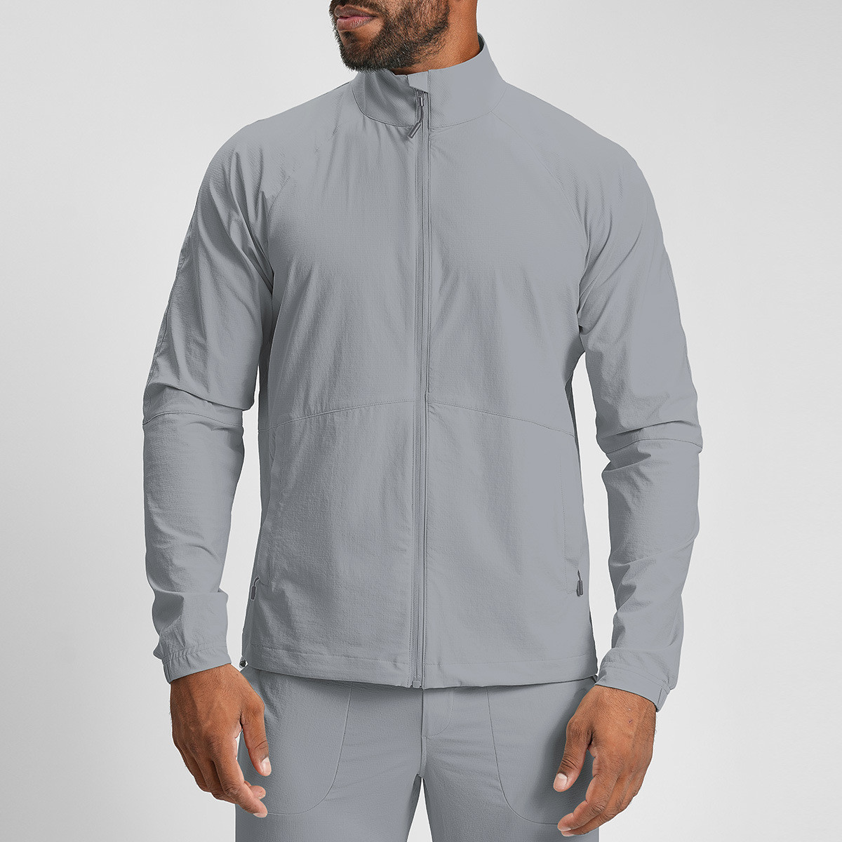 Men's breathable fitness jacket