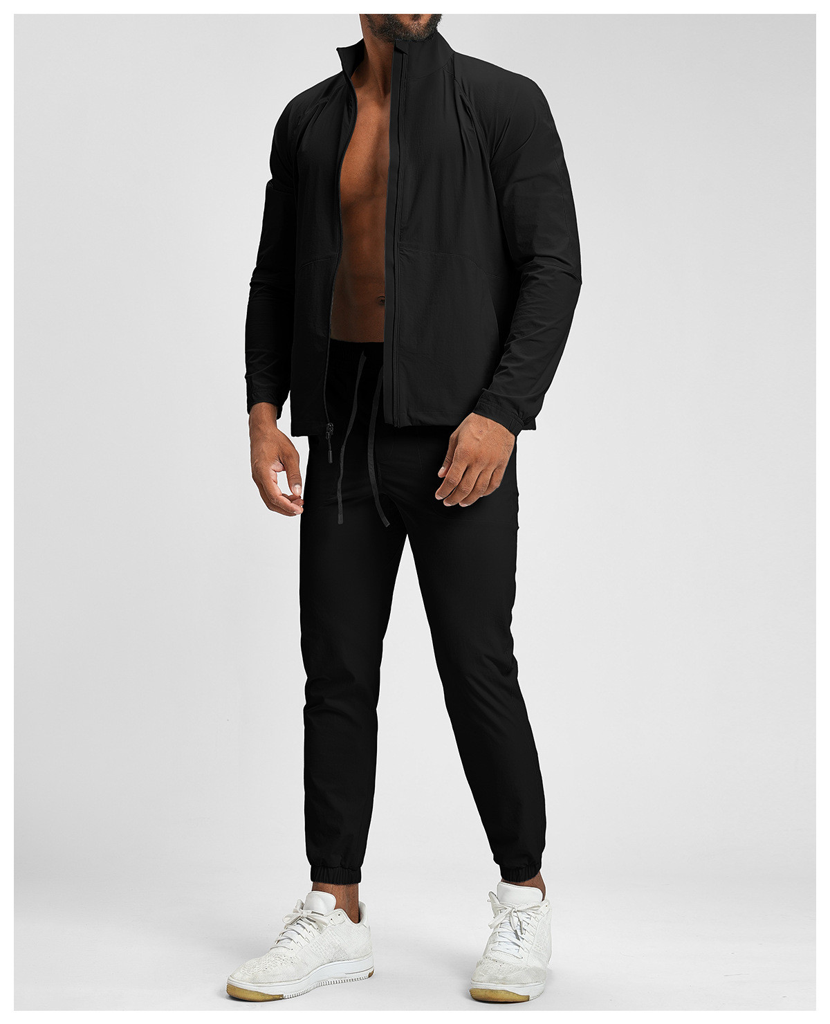 Men's breathable fitness jacket