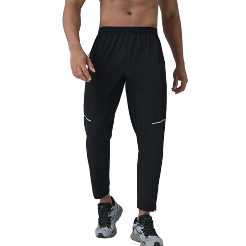 Men's Quick-Dry Running Training Pants OEM ODM Wholesale Manufacturer of Breathable Athletic Performance Wear for Brands & ImportersB107