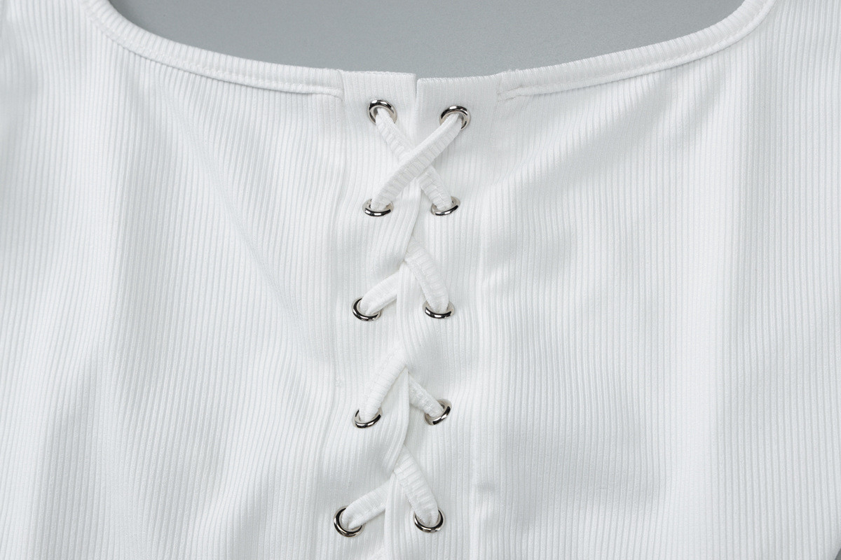 chest tie crop top wholesale