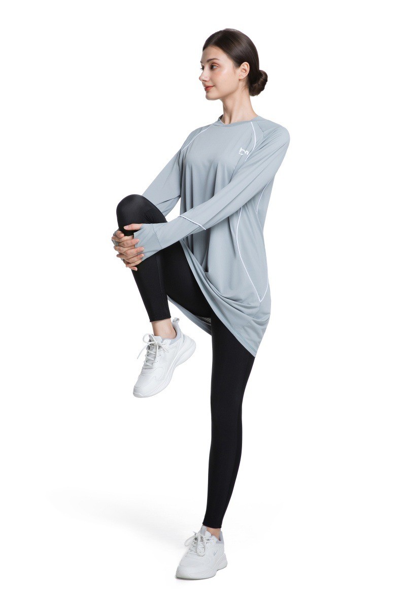 long sleeve yoga tops bulk