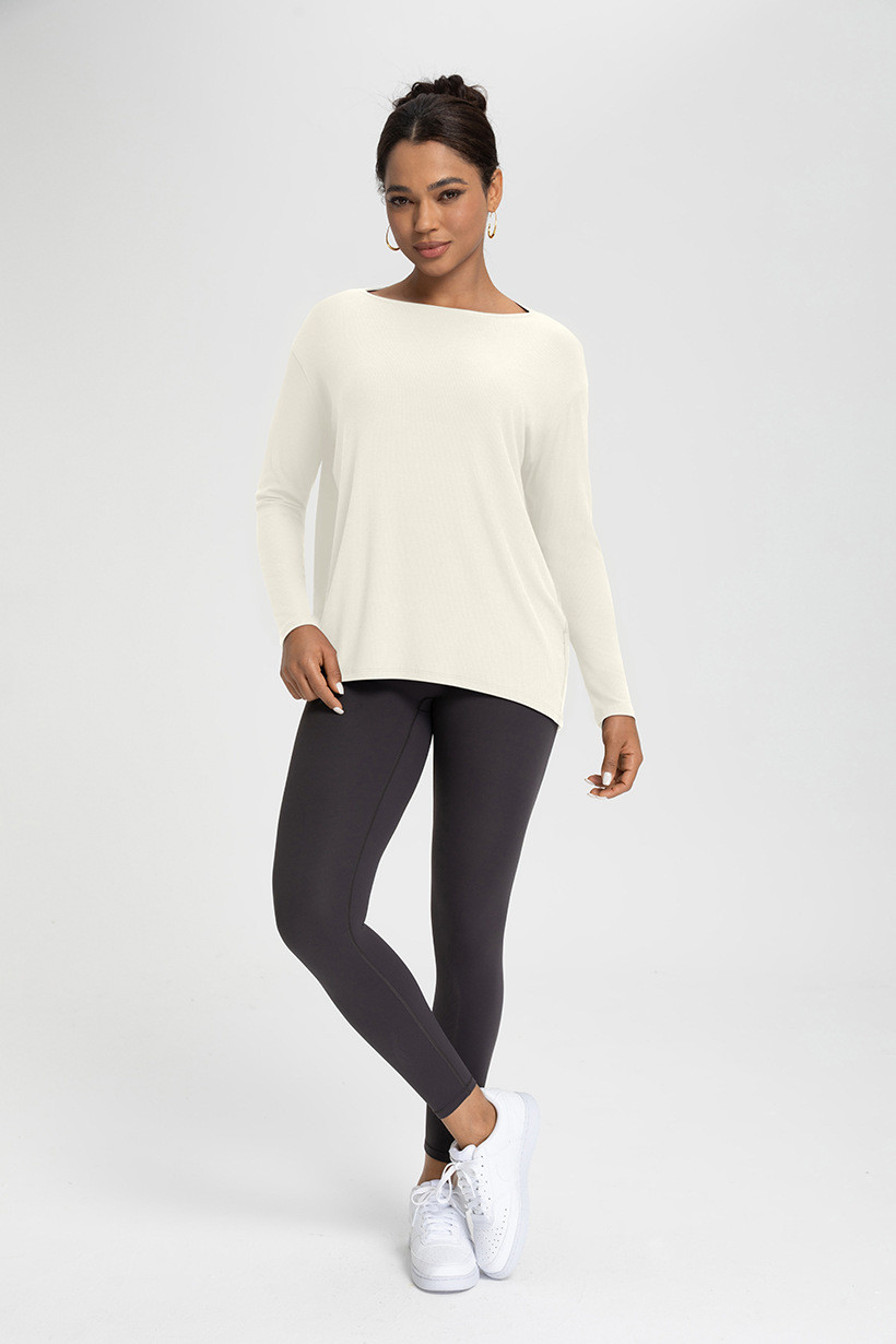 breathable long sleeve workout wear