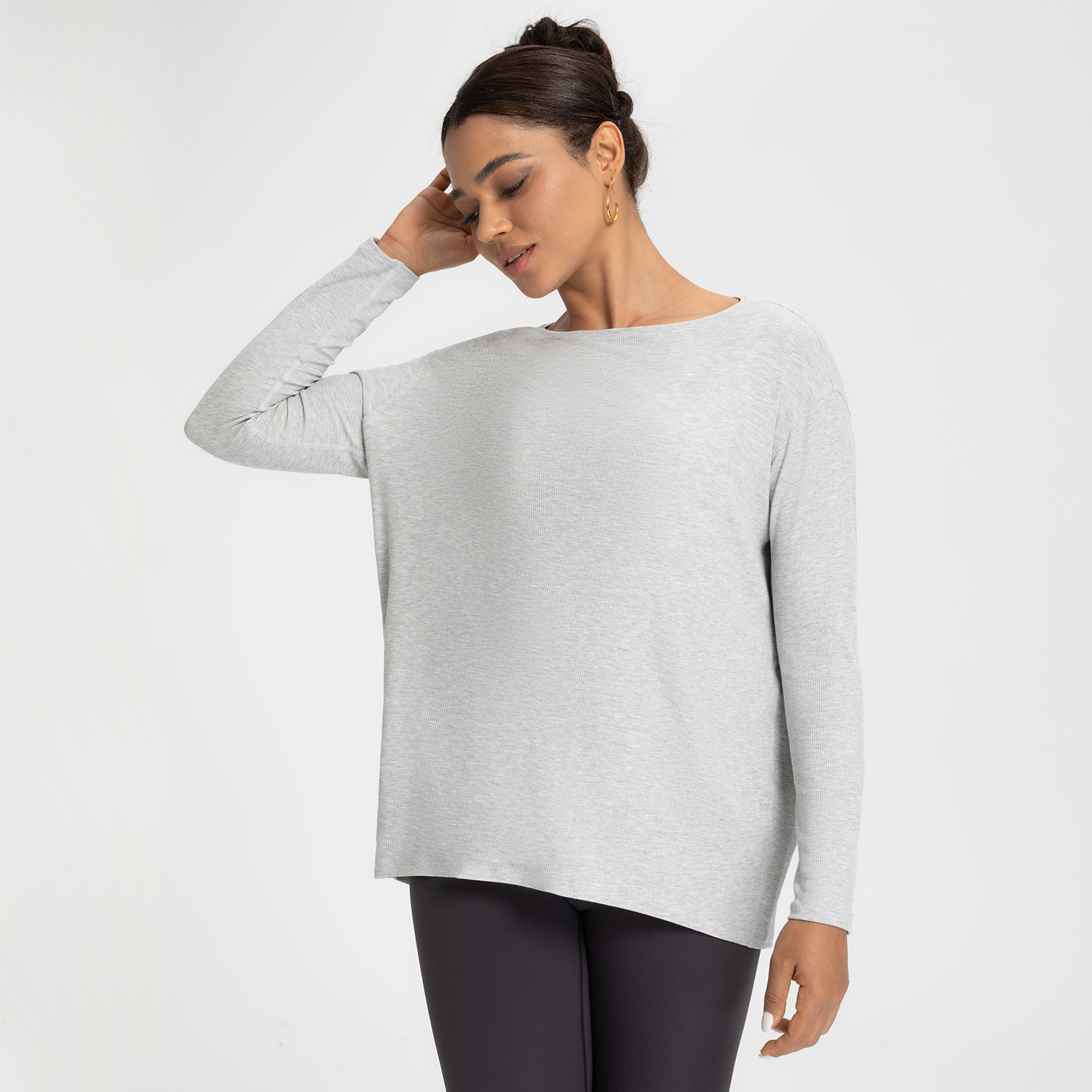 breathable long sleeve workout wear