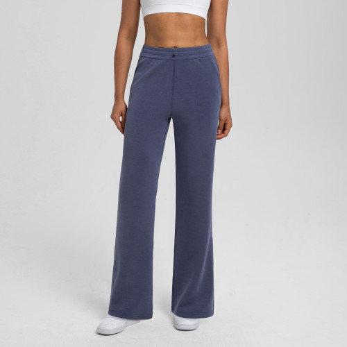 CK138 Athena Lululemon Style Yoga Pants for Women - OEM & ODM Available, Washed Air Layer Modal Loose Slim Fit Sports Fitness Trousers for Wholesale and Sourcing Agents