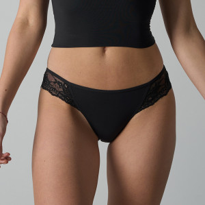 Sexy Lace Women's Hip-Hugging Briefs - Mid-Low Rise French Style with Breathable Cotton Gusset | OEM & ODM Services for Wholesale and Sourcing Agents1379