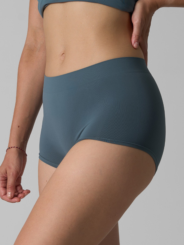 seamless high waist boy shorts