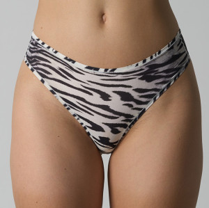 OEM & ODM Thong Underwear 3-Pack – Tiger/Leopard Print Women's High-Waist Breathable Panties – Perfect for Wholesale and Sourcing Agents