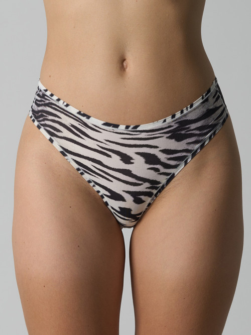 OEM & ODM Thong Underwear 3-Pack – Tiger/Leopard Print Women's High-Waist Breathable Panties – Perfect for Wholesale and Sourcing Agents