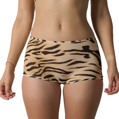 Wholesale 3-Pack Leopard Print Women's High-Waist Underwear Set - Naked Feel Breathable Shorts by Your Trusted OEM & ODM Manufacturer1218